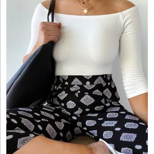 Lulu’s Berlin black print pants